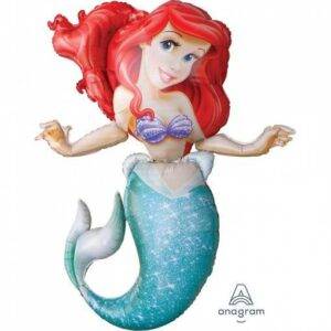 BALÃO FOIL AIRWALKER PRINCESAS DISNEY - ARIEL (PEQUENA SEREIA)