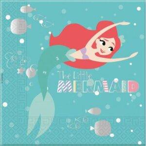 20 GUARDANAPOS 33 CM ARIEL UNDER THE SEA