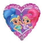 BALÃO FOIL CORAÇÃO SHIMMER & SHINE