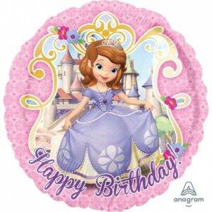 BALÃO FOIL SOFIA THE FIRST HAPPY BIRTHDAY