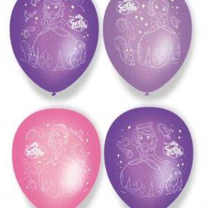 6 BALÕES LATEX 11'' SOFIA THE FIRST