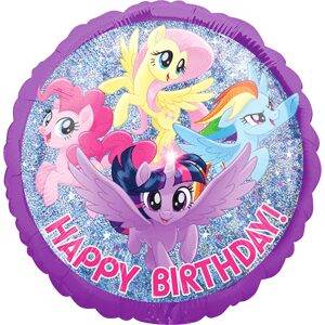 BALÃO FOIL HAPPY BIRTHDAY MY LITTLE PONY