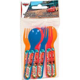 Conjunto de 6 Talheres STOR Cars