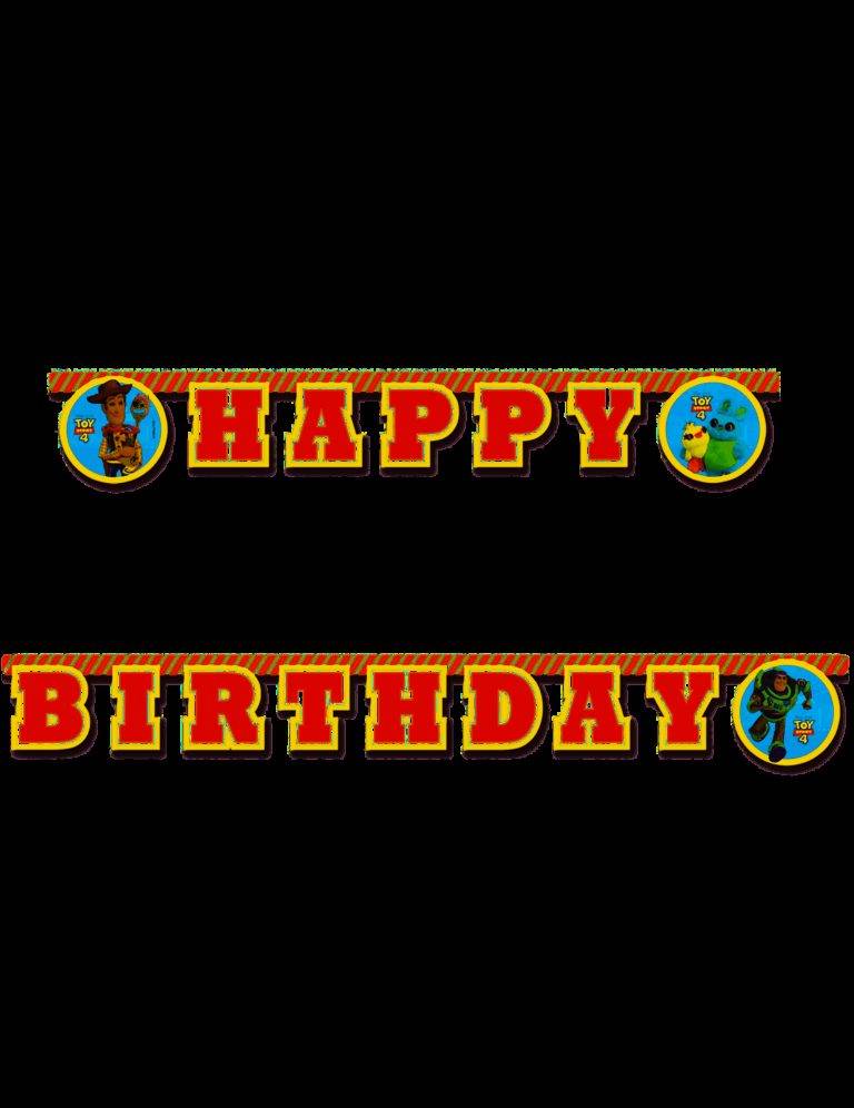 Grinalda Happy Birthday Toy Story 4