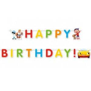 Grinalda Happy birthday para festa do tema Noddy detective