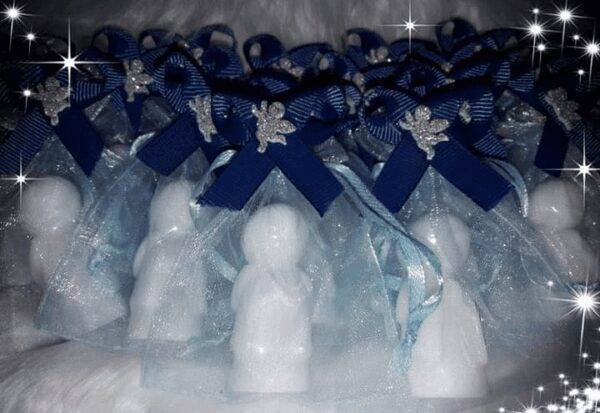 Sabonete Artesanal Pé Simples sem Inicial Gravada para Baptizado, Chá de Bebé