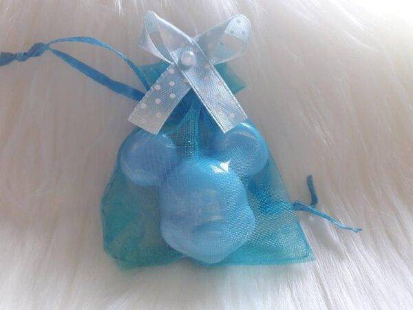 Sabonete Artesanal Minnie & Mickey para Baptizados, aniversários, chá de bebé