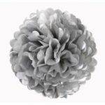 PACK DE 3 POMPOMS COLORIDOS EM PRATA