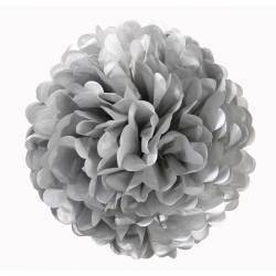 PACK DE 3 POMPOMS COLORIDOS EM PRATA