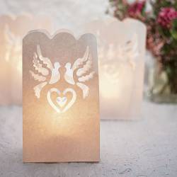 Bolsas decorativas de papel para Velas