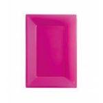 LOTE DE 3 BANDEJAS DE PVC FUSCIA