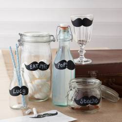 PACK DE 12 ADESIVOS BIGODES