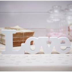 LETRAS DE MADEIRA "LOVE" BRANCO