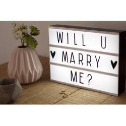 PAINEL DE LUZ POSTER LED - TAMANHO A4