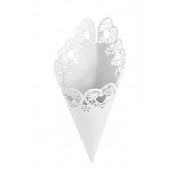 LOTE 10 CONES DECORAÇÃO DE CASAMENTO