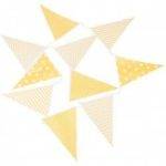 GRINALDA DECORATIVA EVENTOS PAPEL AMARELO