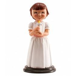 FIGURA DA COMUNHÃO PARA O BOLO DE VELA DE MENINA