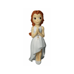 FIGURA TOPO DE BOLO TRANÇADO COMUNHÃO MENINA