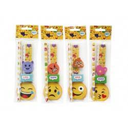 SET 5 PCS PRESENTE EMOTICON