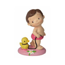 TOPO DE BOLO FIGURA MENINA "PÁTIO"