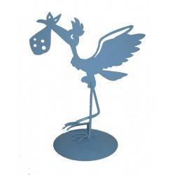 FIGURA METÁLICA DE BOLO AZUL