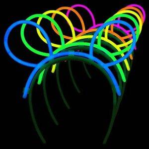 ÓCULOS E ORELHAS GLOW (PACK 25 + 25)