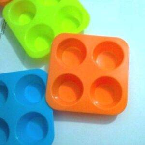 FORMA SILICONE 4 CUPCAKES