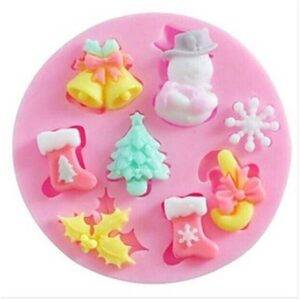 Boneco Neve, Sinos, Bota_molde silicone alimentos