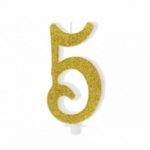 Vela aniversario "5"