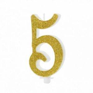 Vela aniversario "5"