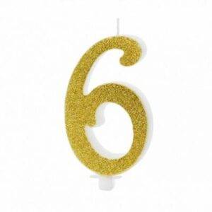 Vela aniversario "6"