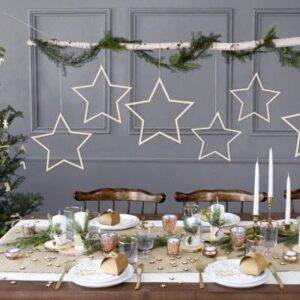 Decoração de suspensão Estrelas - Merry Xmas