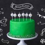 Velas de aniversário - Bolas de Futebol