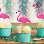 Topos de bolo - Flamingos