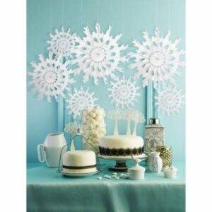 Rosetta decorativa - Floco de neve