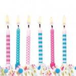 Velas de aniversario - Primeiro Aniversario
