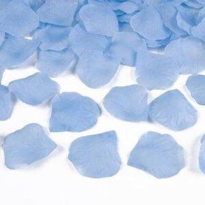 Pétalas de rosa - Azul bebe