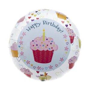 Balão Foil 18" Cupcake Hearts