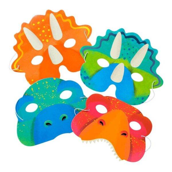 8 Máscaras Dinossauro