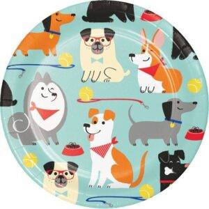 Pratos 18 cm Dog Party