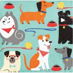 Guardanapos Pequenos Dog Party