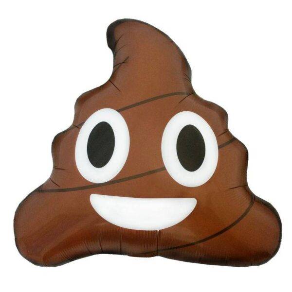 Balão Foil 18" Emoji Poop
