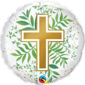 Balão Foil 18" Cruz / Folhas