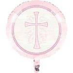 Balão Foil 18" Comunhão - Rosa