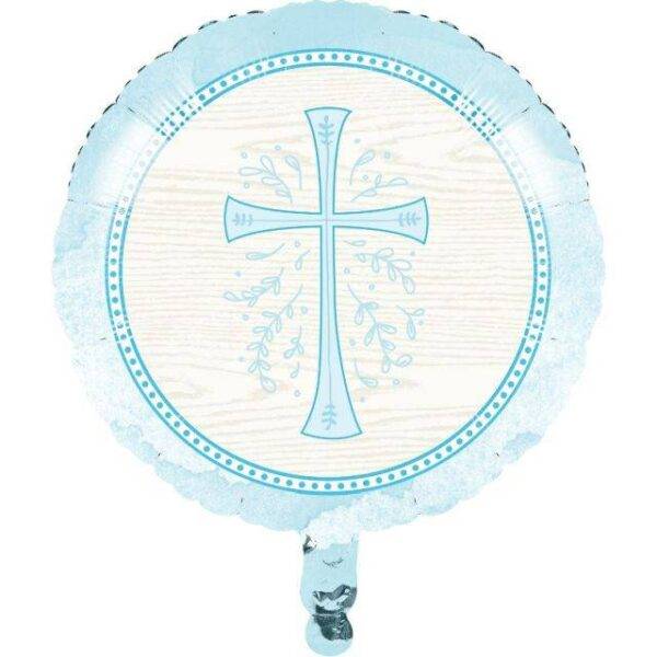 Balão Foil 18" Comunhão - Azul