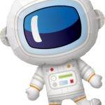 Balão foil 37" Astronauta