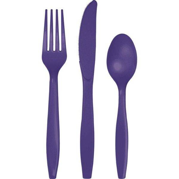Conjunto Talheres de plástico
