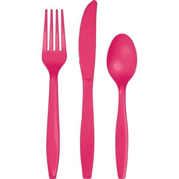 Conjunto Talheres de plástico