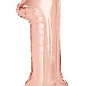 Balão de Foil Prata " Número 1 "