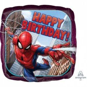 BALÃO FOIL HAPPY BIRTHDAY SPIDERMAN